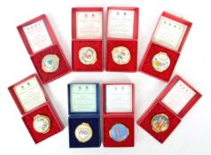 HALCYON DAYS ENAMELS - COLLECTION OF 1980S ENAMEL BOXES