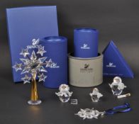SWAROVSKI - COLLECTION OF CHRISTMAS ORNAMENTS