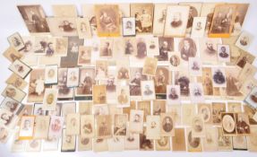 CARTE DE VISITES - VICTORIAN SEPIA PHOTOGRAPHS