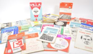 LARGE COLLECTION OF 1960S FOOTBALL PROGRAMMES