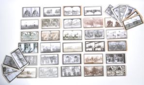 COLLECTION OF THIRTY NINE SOCIAL HISTORY STEREOGRAPHS