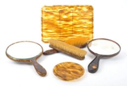 EARLY 20TH CENTURY XYLONITE VANITY SET