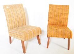 BRITISH MODERN DESIGN - PAIR OF MID CENTURY EASY CHAIRS