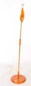 DANISH MODERN DESIGN - MID CENTURY TEAK & BRASS STANDING LAMP