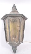 19TH CENTURY WALL LANTERN LIGHT / STYLE OF STREET LIGHT