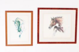 LYDIA KIERNAN - TWO LIMITED EDITION SIGNED EQUESTRIAN PRINTS