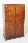 1930S ART DECO WALNUT BACHELORS WARDROBE