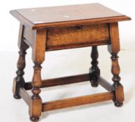 1940S OAK WOOD JOINT STOOL