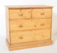19TH CENTURY VICTORIAN PINE CHEST OF DRAWERS