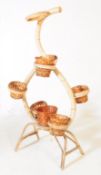 MID CENTURY ITALIAN MANNER BAMBOO PLANT STAND