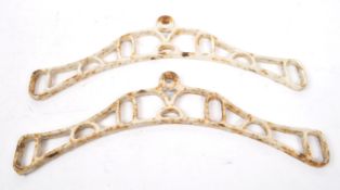 VICTORIAN 19TH CENTURY CAST IRON LAUNDERETTE HANGERS