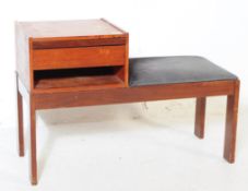 BRITISH MODERN DESIGN - CHIPPY TELEPHONE HALL TABLE / SEAT