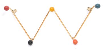 20TH CENTURY RETRO SPUTNIK ATOMIC COAT RACK