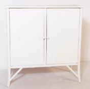 EARLY 20TH CENTURY BAMBOO & PINE CUPBOARD