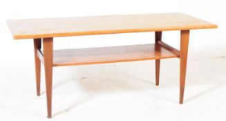 BRITISH MODERN DESIGN - TEAK LONG JOHN COFFEE TABLE