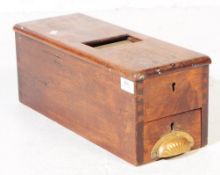 VICTORIAN MAHOGANY SHOP TILL