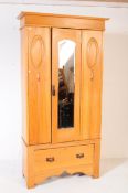 EDWARDIAN SATIN WALNUT WARDROBE