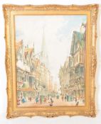 PAUL BRADDON - OLD BROAD STREET, BRISTOL WATERCOLOUR