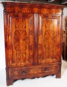 BIEDERMEIER FLAME MAHOGANY WARDROBE