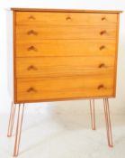 ALFRED COX - VINTAGE MID CENTURY TEAK CHEST OF DRAWERS
