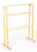 19TH CENTURY VICTORIAN PINE TOWEL RAIL
