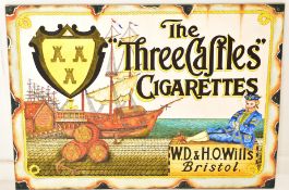 WILLS - OIL ON BOARD ARTIST IMPRESSION OF AN ENAMEL SIGN