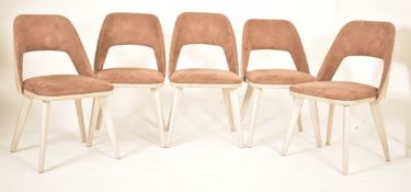 TEN CONTEMPORARY HIGH END DESIGN SUEDE DINING CHAIRS
