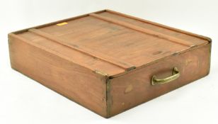 RETRO 20TH CENTURY TEAK DRINKING GLASSES CARRIER CASE