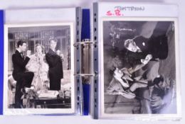 ACTOR / FILM PHOTOGRAPHS - LARGE ALBUM OF ASSORTED