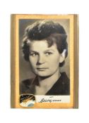 SPACE INTEREST - VALENTINA TERESHKOVA - SIGNED PHOTOGRAPH