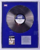 MONTY PYTHON'S FLYING CIRCUS - ORIGINAL SILVER DISC TO GRAHAM CHAPMAN