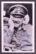DAD'S ARMY - ARTHUR LOWE - VINTAGE AUTOGRAPHED PHOTOGRAPH
