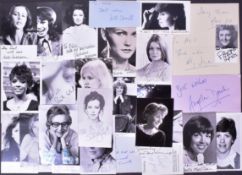 ACTORS - LARGE COLLECTION OF AUTOGRAPHS & SIGNED PHOTOGRAPHS