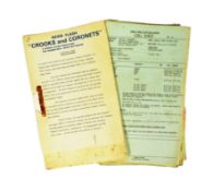 FROM THE COLLECTION OF VICKERS STANIFORTH – FILM ACCOUNTANT