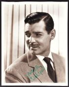 CLARK GABLE - GONE WITH THE WIND - AUTOGRAPHED 8X10