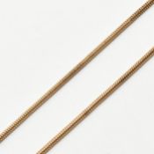 HALLMARKED 9CT GOLD SNAKE CHAIN NECKLACE
