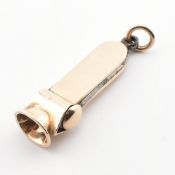 HALLMARKED 9CT GOLD CIGAR CUTTER