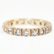 9CT ROSE GOLD & DIAMOND ETERNITY RING