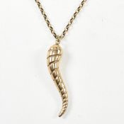 HALLMARKED 9CT GOLD PENDANT NECKLACE