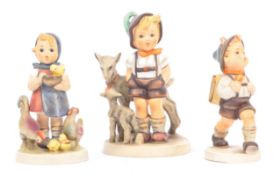 W. GOEBEL - THREE CERAMIC FIGURINES