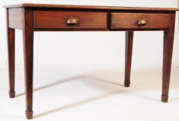 EDWARDIAN OAK WOOD WRITING DESK