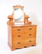 EARLY 20TH CENTURY SATINWOOD DRESSING CHEST