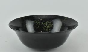 REPUBLIC PERIOD MOSS JADE BOWL 民国玉碗
