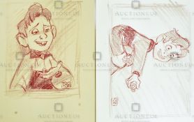 THE IRON GIANT - ORIGINAL DRAWINGS BY RICHARD BAZLEY