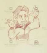 THE IRON GIANT - ORIGINAL DRAWING BY RICHARD BAZLEY