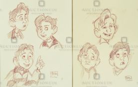 THE IRON GIANT - ORIGINAL DRAWINGS BY RICHARD BAZLEY