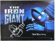 THE IRON GIANT - RICHARD BAZLEY - SIGNED POSTER
