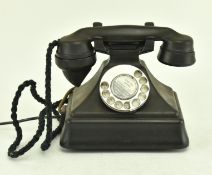 VINTAGE ART DECO BAKELITE RING DIAL TELEPHONE