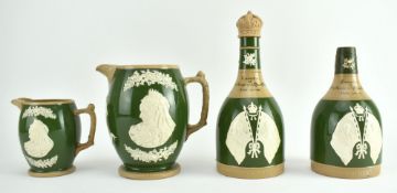 COPELAND - COMMEMORATIVE WARE QUEEN VICTORIA & GEORGE V