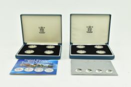 ROYAL MINT 2003 & 2004 UK SILVER PROOF PATTERN SET